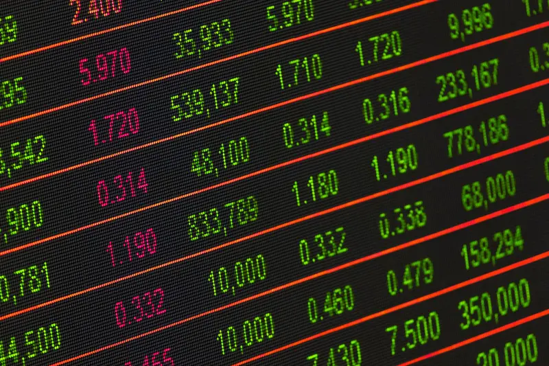 Stock market trading screen showing bank sector performance ahead of Q1 2026 earnings reports
