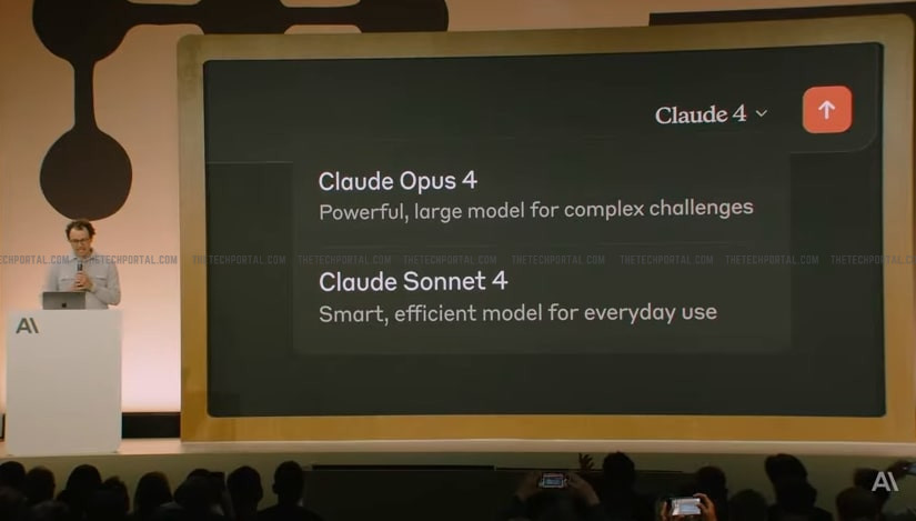 Anthropic Claude AI model announcement with Claude Code branding