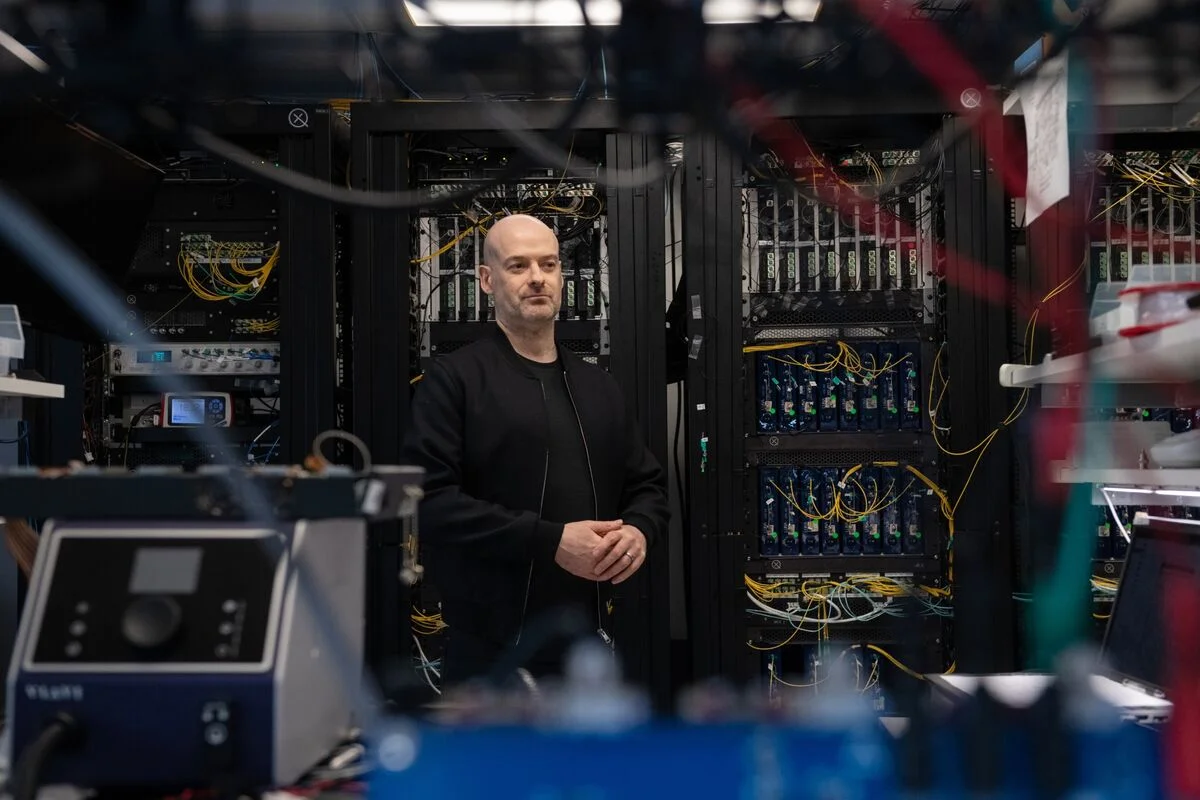 Quantum computing hardware representing Xanadu Technologies valuation surge after Nvidia investment in 2026